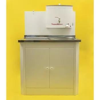 Умывальник "ТермМикс" Тандем, с ЭВН, нержавеющая мойка, 1250 Вт, 17 л, цвет белый