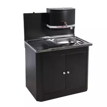 Умывальник «ТермМикс» Тандем, с ЭВН, нержавеющая мойка, 1250 Вт, 17 л, цвет серебро