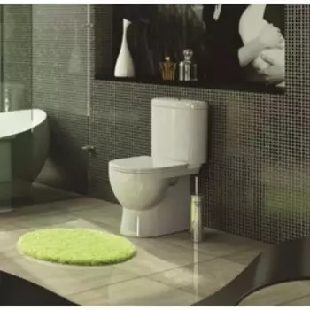 Унитаз компакт Sanita Art SL DМ, 2-режима, сиденье с микролифтом, арматура Geberit, белый