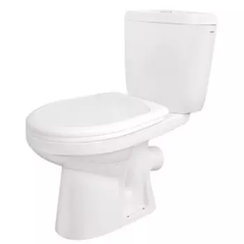 Унитаз-компакт Santek «Анимо» косой выпуск, двухрежимная арматура, сиденье дюропласт