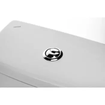 Унитаз-компакт Santek «Лига» косой выпуск, двухрежимная арматура «ИнкоЭр», сиденье дюропласт