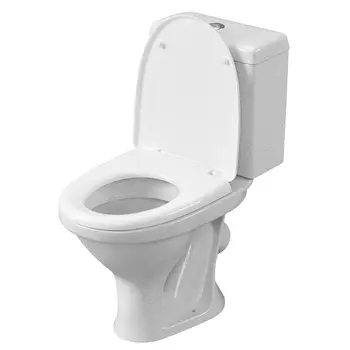 Унитаз-компакт Santeri "Форвард" 1.P205.2.S01.00B.F, косой выпуск, полипропилен, белый