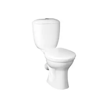 Унитаз-компакт Santeri "Виктория" 1.P301.6.S00.00B.F, косой выпуск, полипропилен, белый