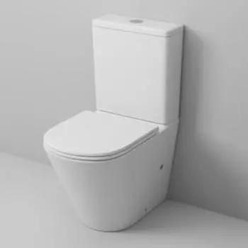 Унитаз напольный GROSSMAN GR-4450MS, 605х380х825 мм, безободковый, тонкая крышка