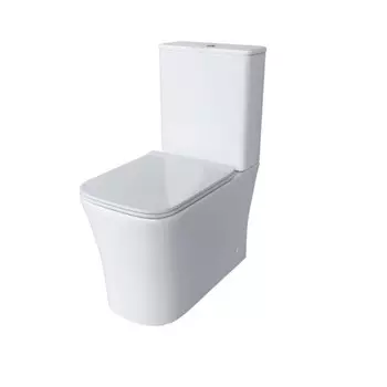 Унитаз напольный GROSSMAN GR-4467S, 620х360х820 мм, безободковый, тонкая крышка