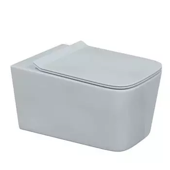 Унитаз подвесной BERGES FLOE 082121, сиденье дюропласт, м/лифт, белый