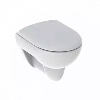 Унитаз подвесной Geberit Renova Compact 500.804.00.1, безободковый, сиденье микролифт, белый 74383