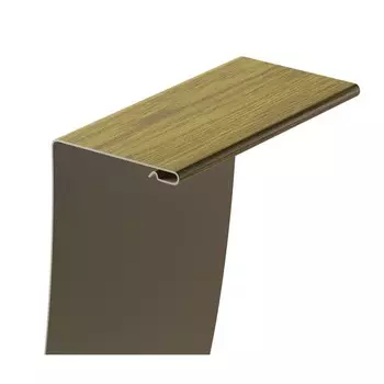 Универсальный околооконный профиль 89 / 254 мм Dcke LUX Миндаль