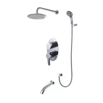 Универсальный смеситель встраиваемый Lemark Atlantiss LM3222C