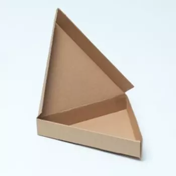 Коробка под кусок пиццы, крафт 26 х 26 х 4 см