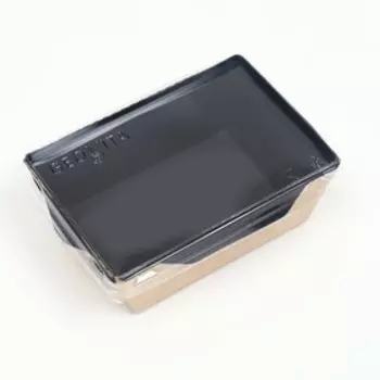 Упаковка, салатник с прозрачной крышкой, 10 х 8,5 х 5,5 см, 0,45 л