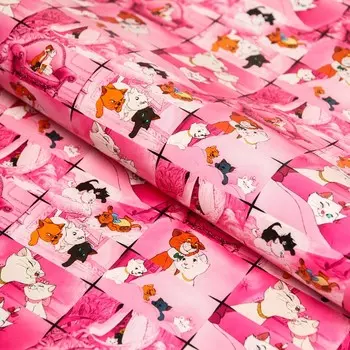 Упаковочная бумага, Коты-аристократы 70х100 см