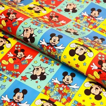 Упаковочная бумага, Микки Маус 70х100 см