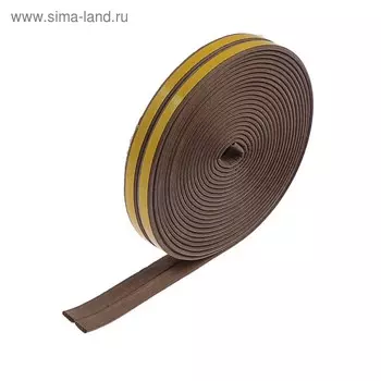 Уплотнитель резиновый I-профиль, 10 м, коричневый
