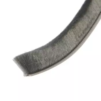 Уплотнитель щеточный самоклеящийся ТУНДРА, 915 мм, серый, 10 м