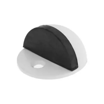 Упор дверной U103WH, d=42 мм, h=23 мм, белый