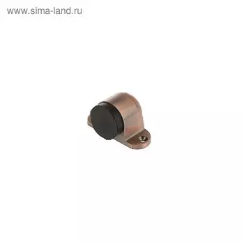 Упор дверной U104AC, d=25 мм, h=30 мм, цвет медь