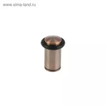 Упор дверной U301AC, d=28 мм, h=57 мм, цвет медь