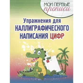 Упражнения для каллиграфического написания цифр. Шамакова Е.