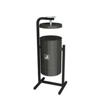 Урна 16 л "Жемчужина", цвет серебряный антик