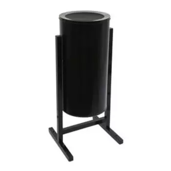 Урна 25 л "Стритлайн", цвет черный