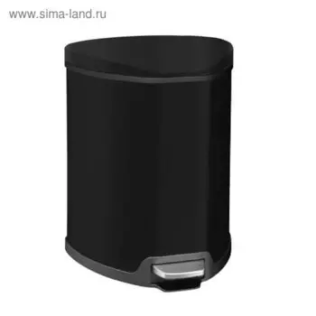 Урна с крышкой, цвет чёрный