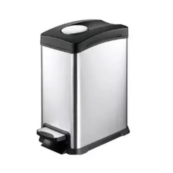 Мусорное ведро с педалью, 12 л, металл