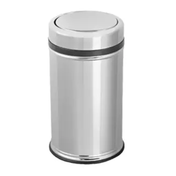Мусорное ведро с вращающейся крышкой, 16 л, стальная