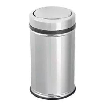 Мусорное ведро с вращающейся крышкой, 8 л, стальная