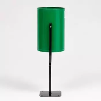 Урна уличная «Кубок» зеленая, 21 л