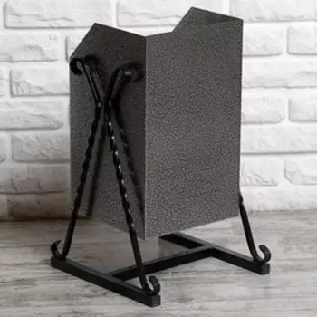 Урна для мусора «Квадратная», уличная, 22 л, бак 0,5 мм, 503333 см, серая