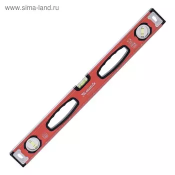 Уровень MATRIX, алюминиевый, фрезерованный, 3 глазка, 1200 мм