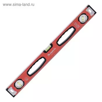 Уровень MATRIX, алюминиевый, фрезерованный, 3 глазка, 1500 мм