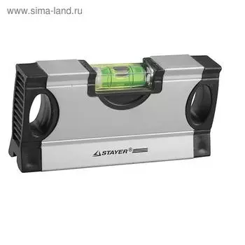 Уровень STAYER MINI 34732-0,5, с фиксированным углом, с уклоном 0.5:100, 125 мм