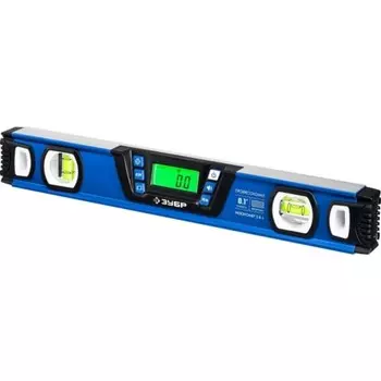 Уровень-уклономер ЗУБР 34286, магнитный, диапазон 0-90°, точность ±0,1°, 400 мм