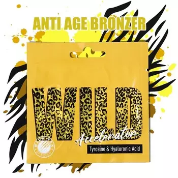 Ускоритель загара SOLEO, WILD TAN, Accelerator, с гиалуроновой кислотой, 15 мл