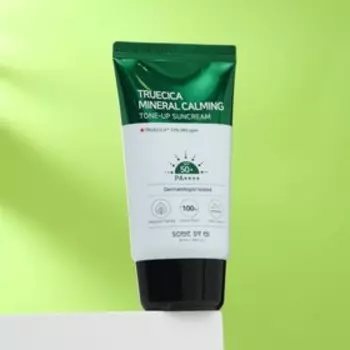Успокаивающий солнцезащитный крем Some By Mi "Truecica Mineral 100 Calming Sun Cream" SPF 50, 50 мл