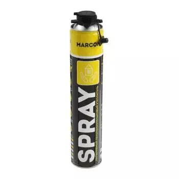 Утеплитель напыляемый MARCON SPRAY PROF, пенополиуретановый, 1000 мл