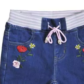 Утеплённые брюки для девочек, рост 104 см