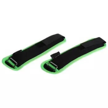 Утяжелители на запястье 2 х 200 гр (вес пары 400 гр), цвет салатовый