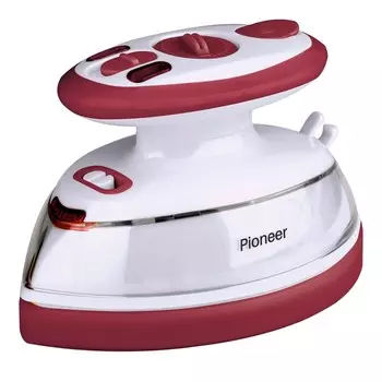 Утюг дорожный Pioneer SI1004, 20 г/мин, 40 мл, цвет красный-белый
