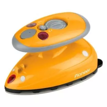 Утюг дорожный Pioneer SI1010, 20 г/мин, 40 мл, цвет оранжевый-серый