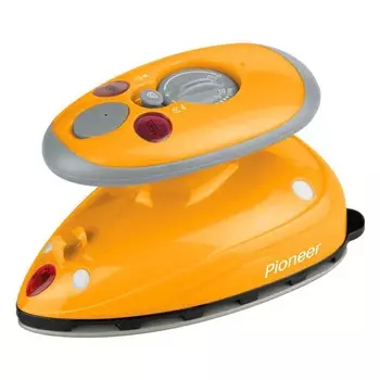 Утюг дорожный Pioneer SI1010, 20 г/мин, 40 мл, цвет оранжевый-серый