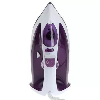 Утюг ENERGY EN-348, 2600 Вт, керамическая подошва, 350 мл, бело-фиолетовый