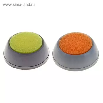 Увлажнитель для пальцев Стамм, пластик, круглый, микс (цена за 1 шт.)