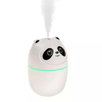 Увлажнитель воздуха Luazon HM-15 «Панда», ультразвуковой, 220 мл, с подсветкой, USB, белый