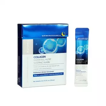Увлажняющая ночная маска FarmStay с коллагеном, 20 шт. по 4 мл