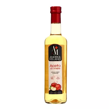 Уксус яблочный 5% 500 мл с/б 1/6 Andrea Milano