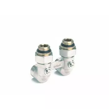 Узел подключения радиатора REHAU RAUTITAN 12407371001, 1/2"x3/4, угловой