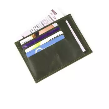 В207-205 Визитница В216,зеленый темный пулап - 205